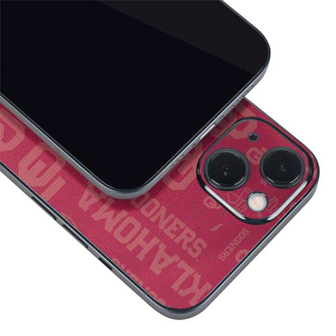 University of Oklahoma Split Jersey iPhone 14 Plus Skin